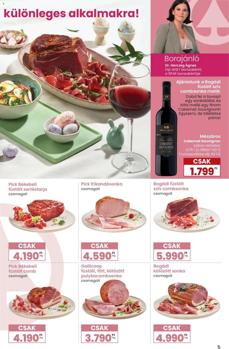 Spar Spar Ínyenc katalógus 5 oldal