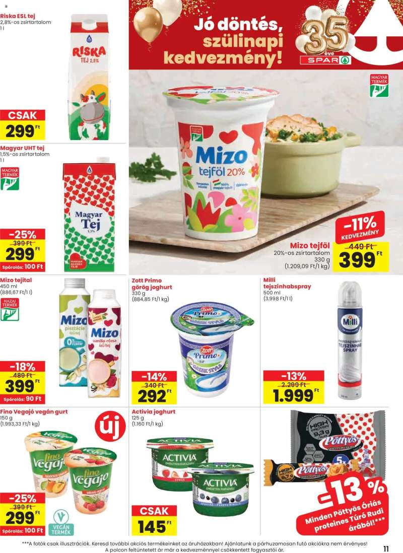 Spar Spar akciós újság 11 oldal