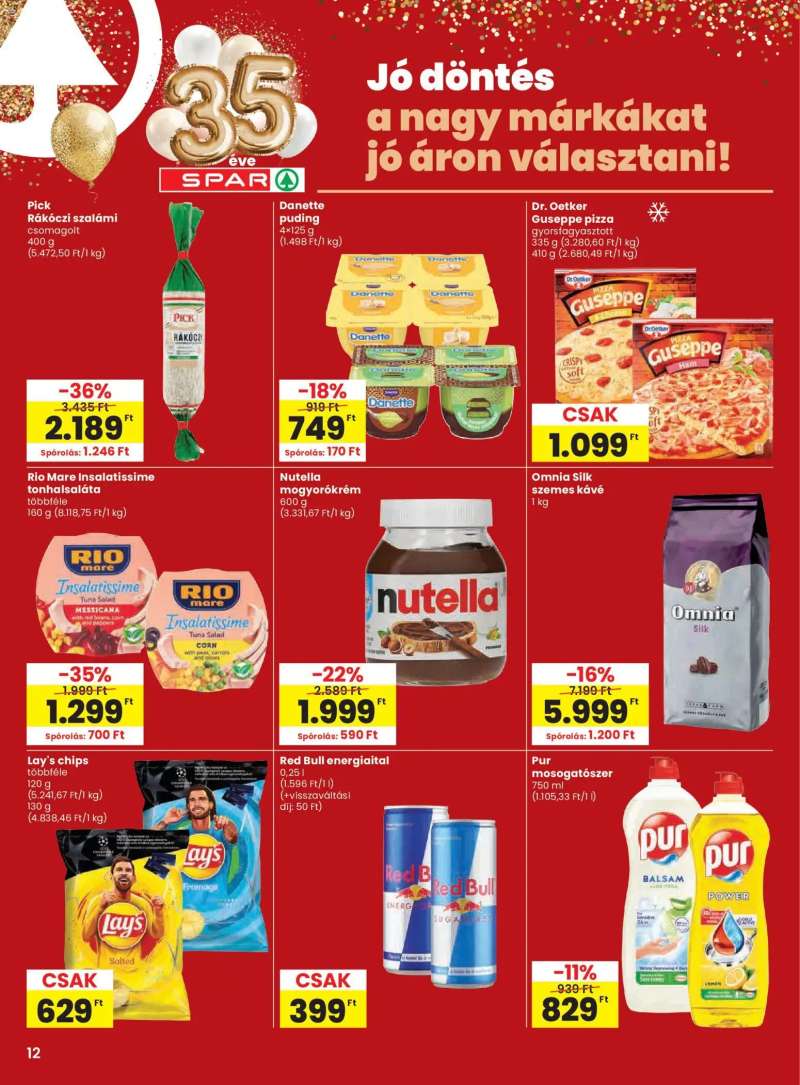 Spar Spar akciós újság 12 oldal