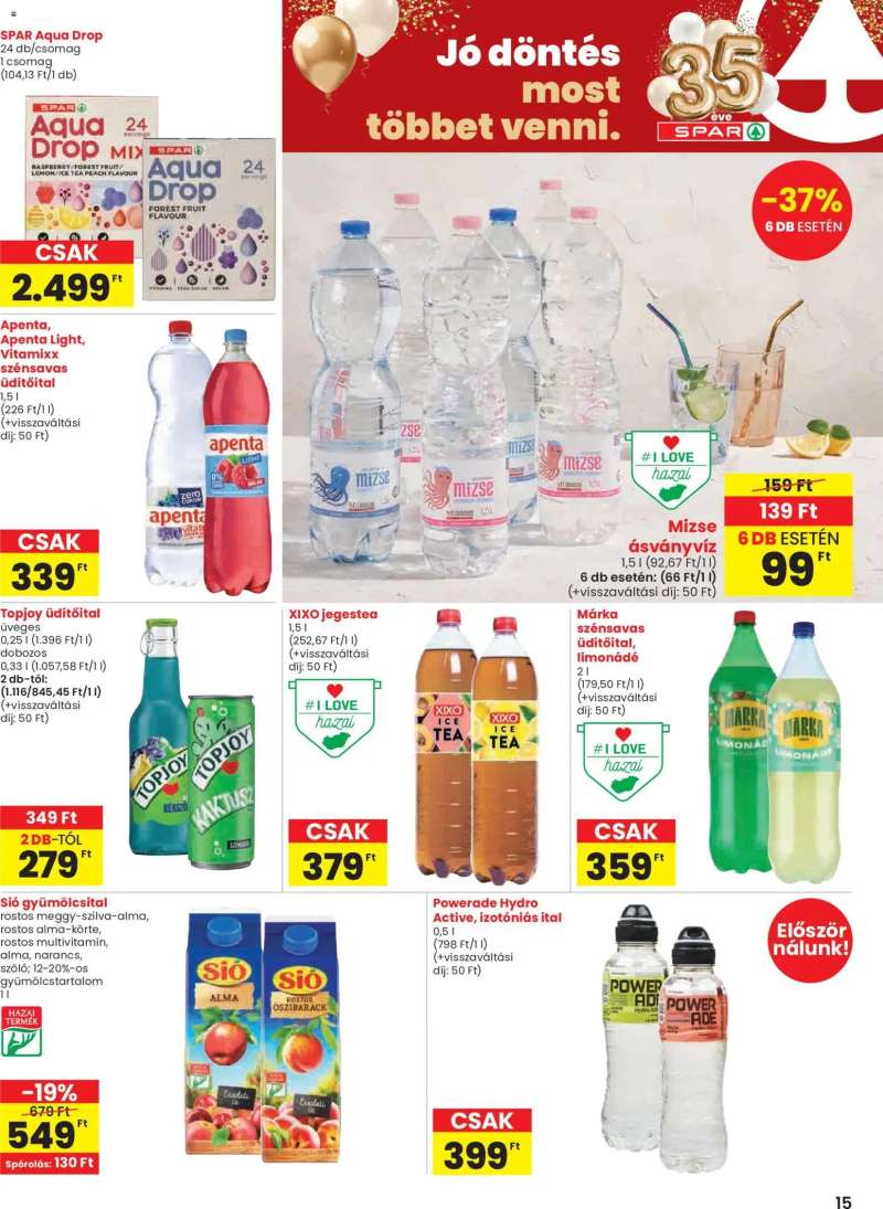 Spar Spar akciós újság 15 oldal
