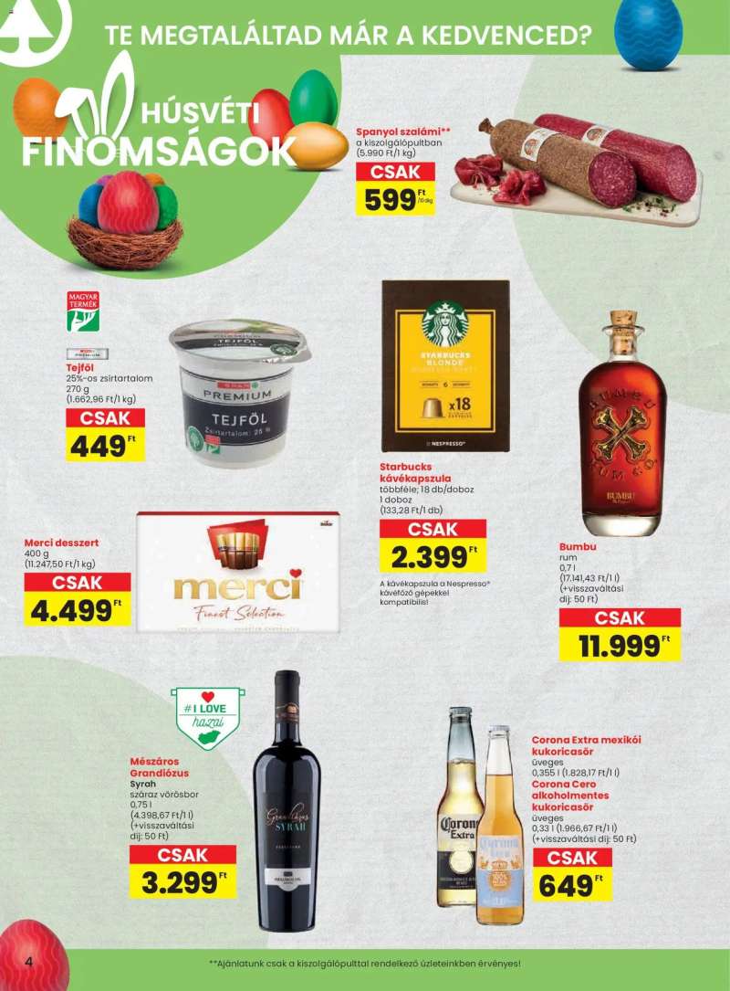 Spar Spar akciós újság 4 oldal
