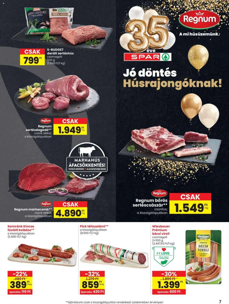 Spar Spar akciós újság 7 oldal