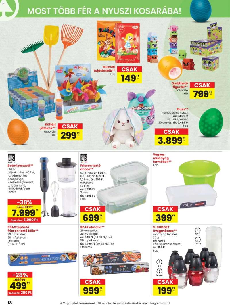 Spar Spar akciós újság 18 oldal