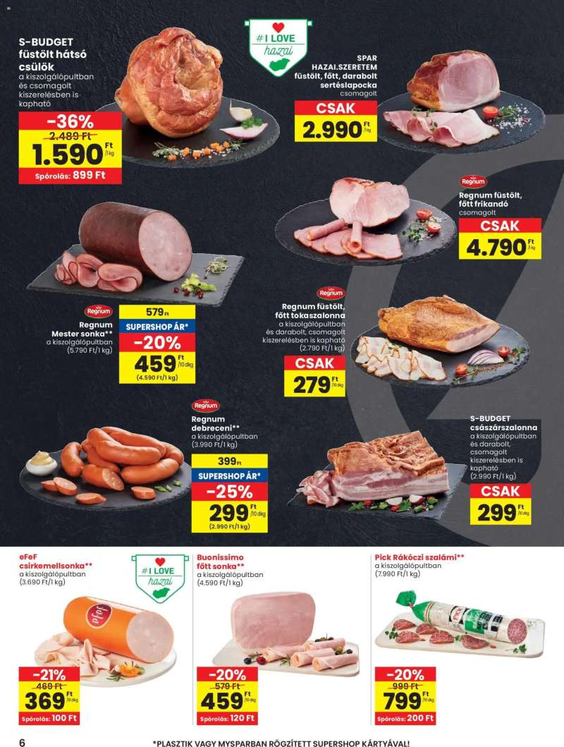 Spar Spar akciós újság 6 oldal