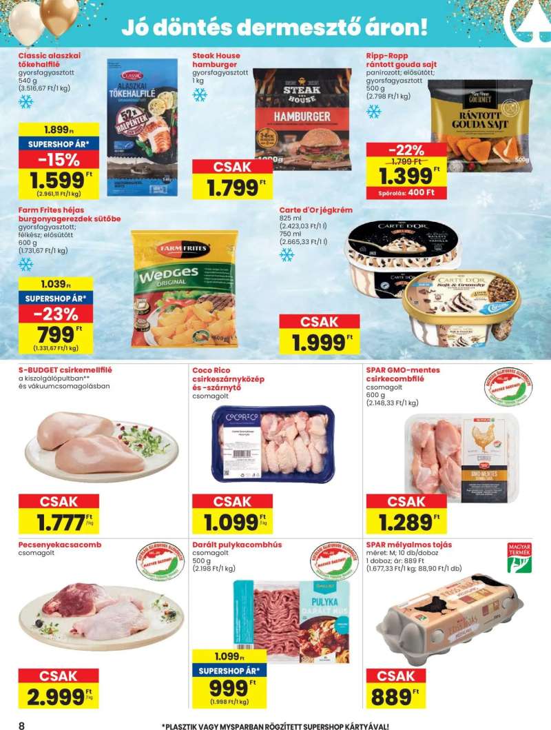 Spar Spar akciós újság 8 oldal