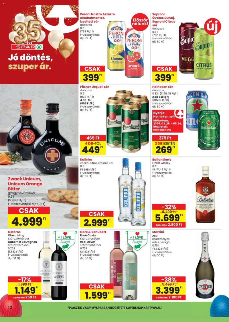 Spar Spar akciós újság 10 oldal