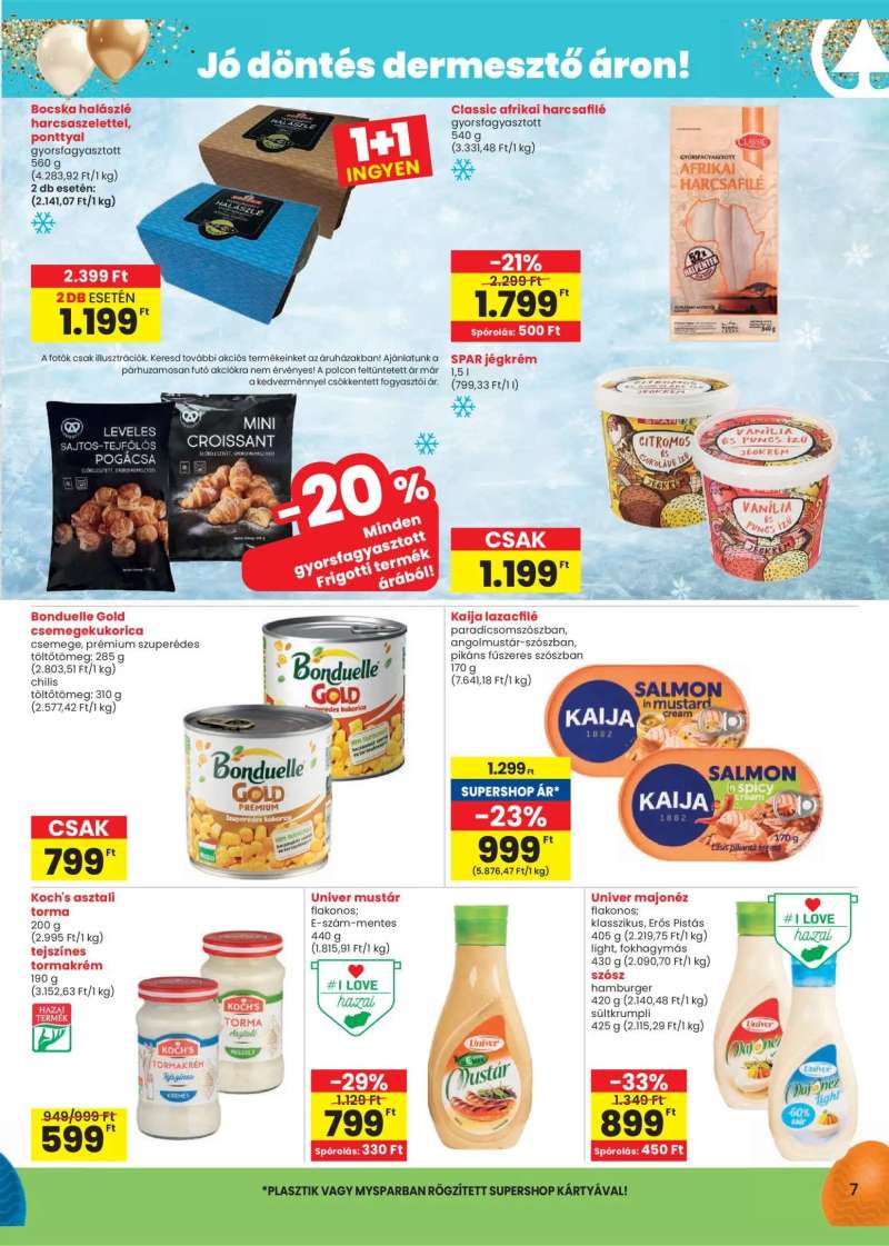 Spar Spar akciós újság 7 oldal