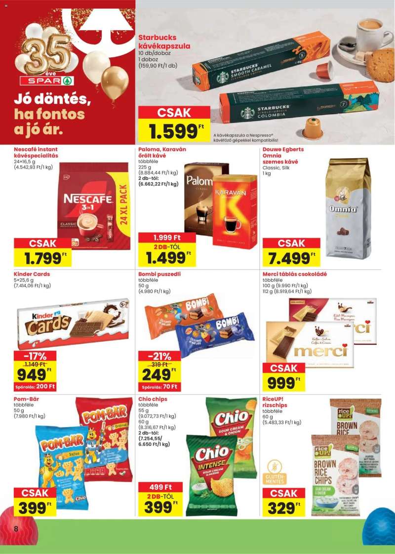 Spar Spar akciós újság 8 oldal