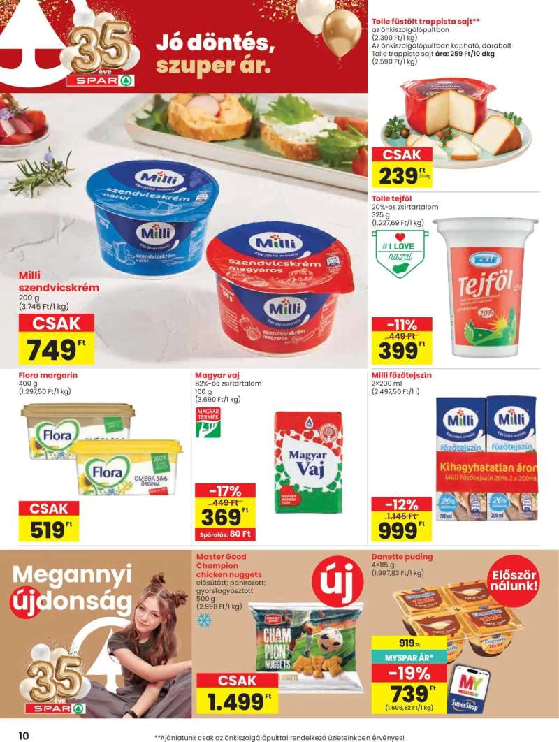 Spar Spar akciós újság 10 oldal