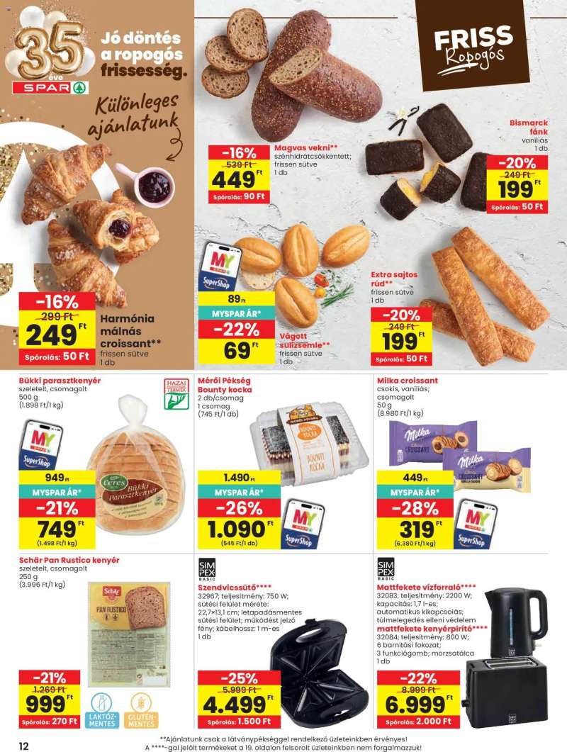 Spar Spar akciós újság 12 oldal