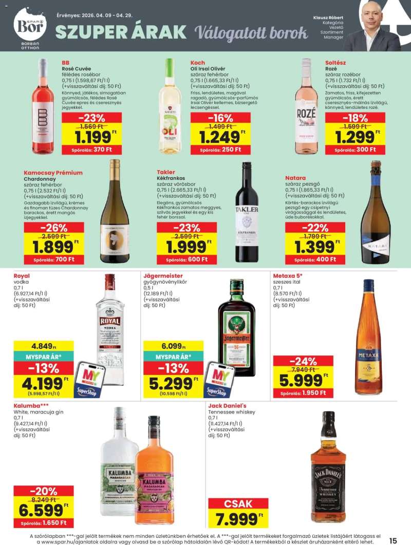 Spar Spar akciós újság 15 oldal