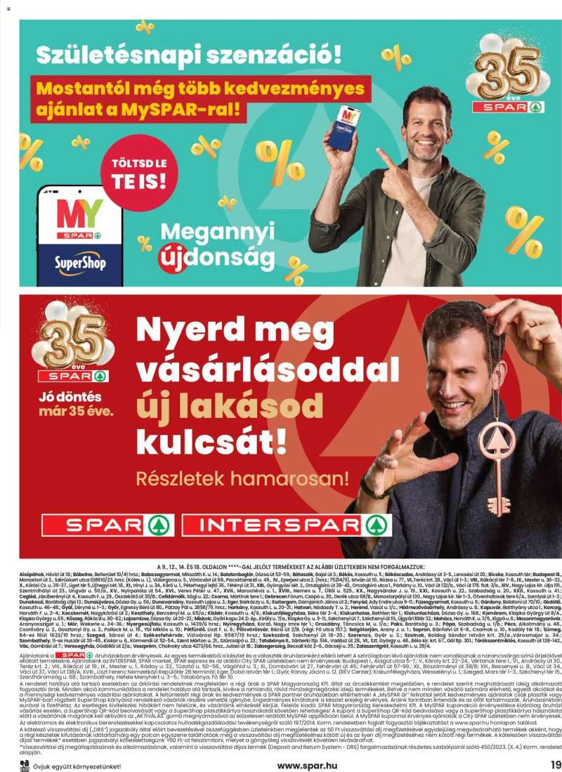Spar Spar akciós újság 19 oldal