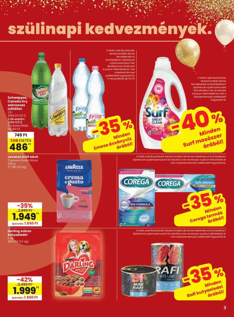 Spar Spar akciós újság 3 oldal