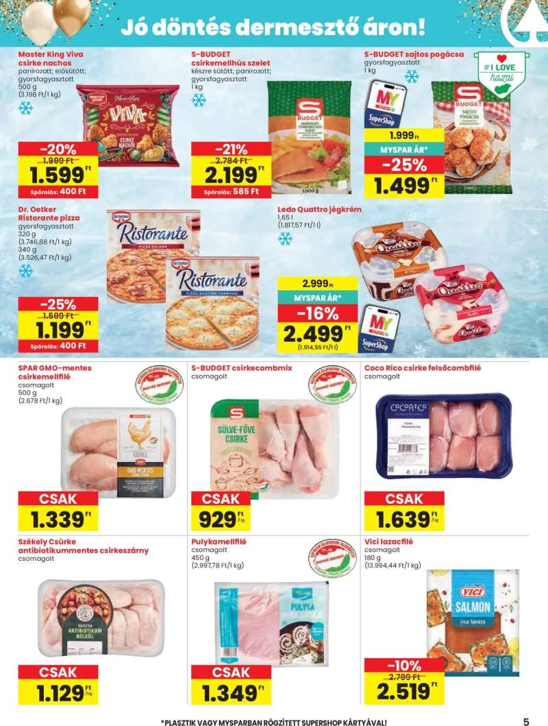 Spar Spar akciós újság 5 oldal