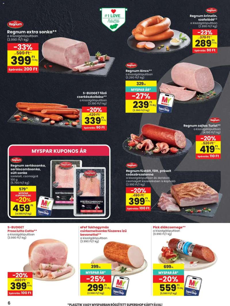 Spar Spar akciós újság 6 oldal