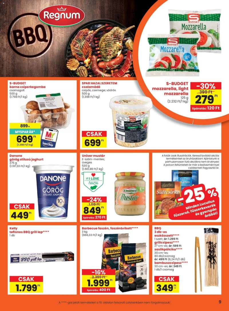 Spar Spar akciós újság 9 oldal