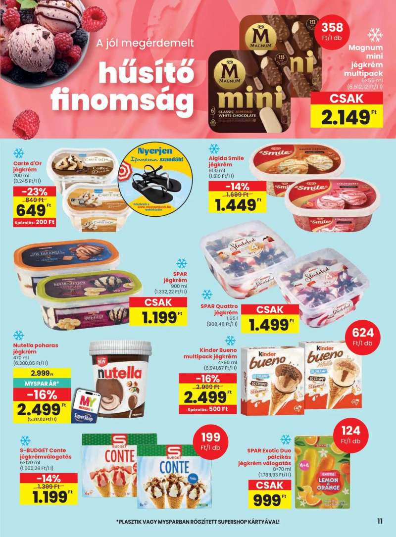 Spar Spar akciós újság 11 oldal