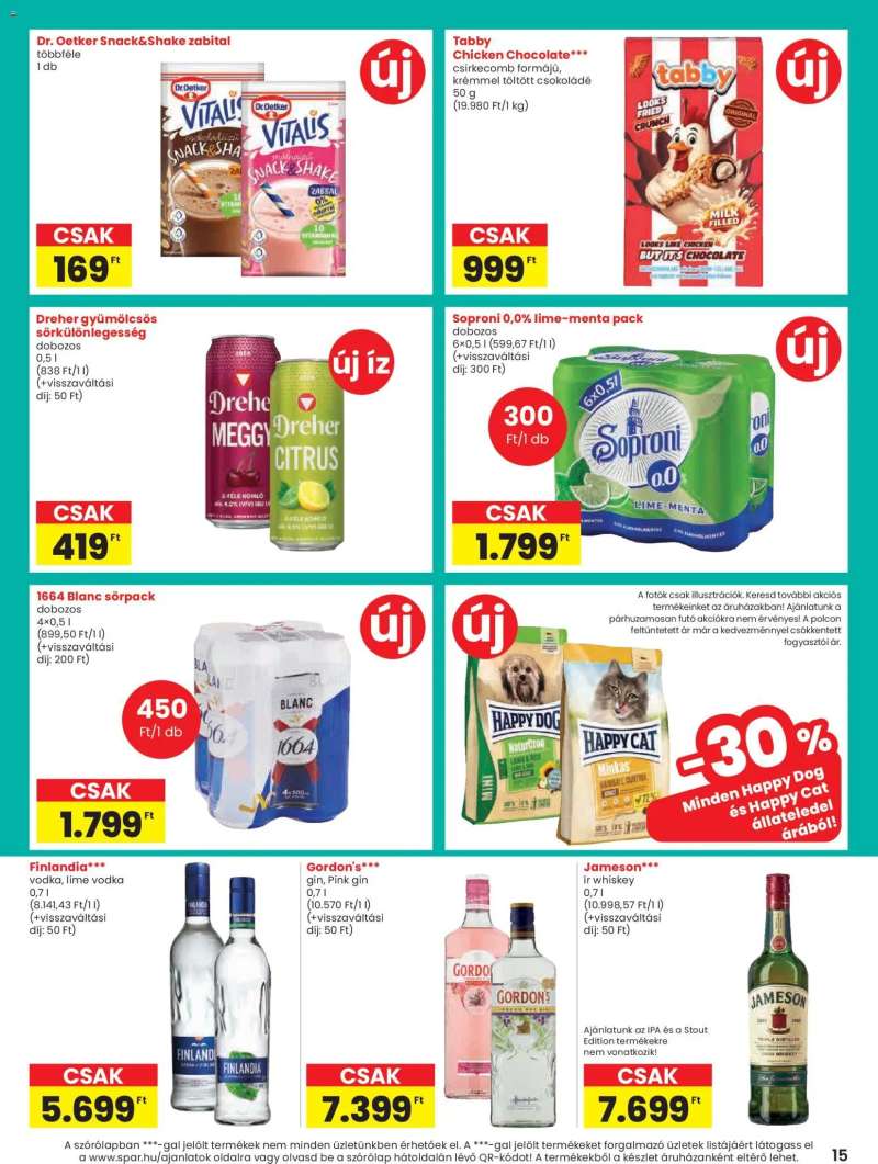 Spar Spar akciós újság 15 oldal