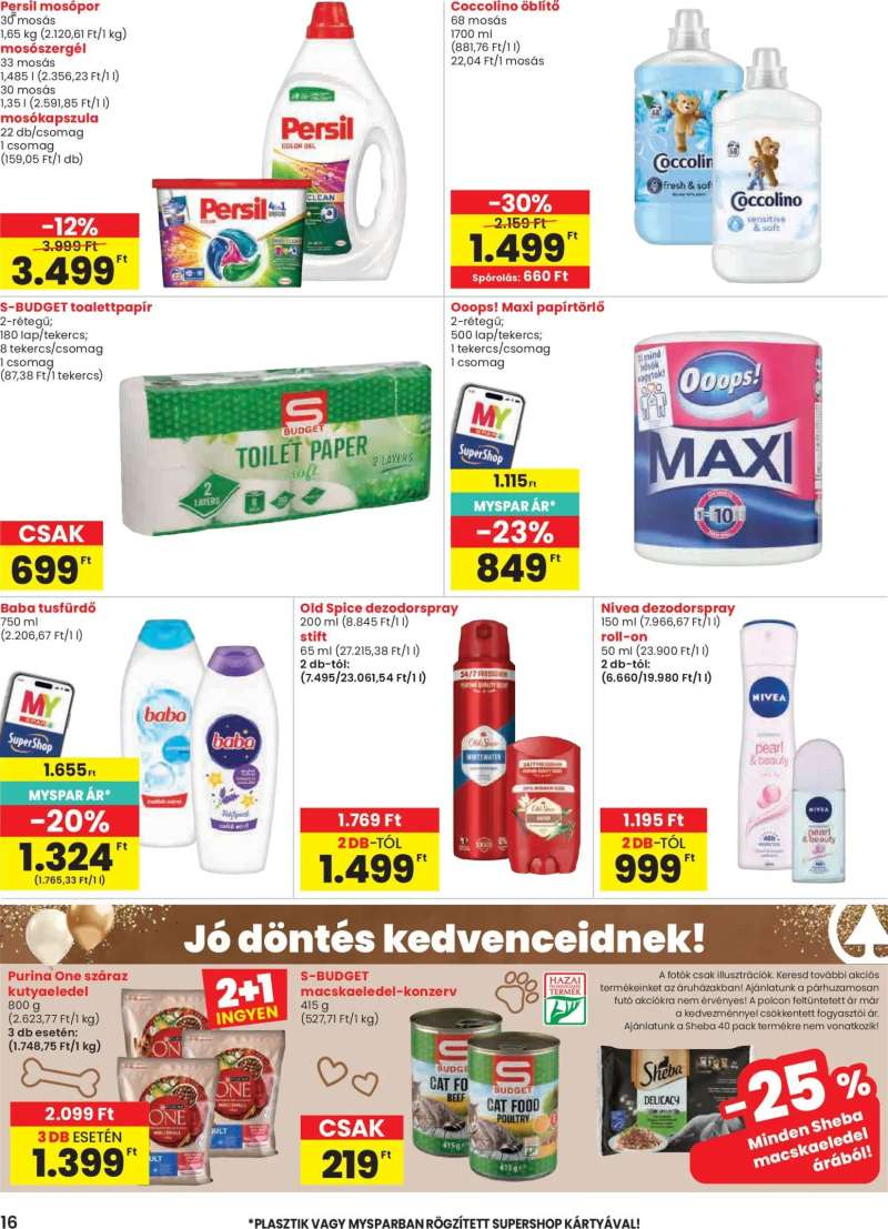 Spar Spar akciós újság 16 oldal