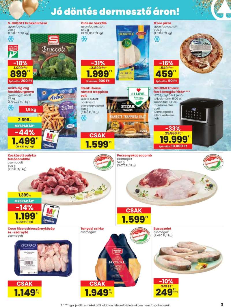 Spar Spar akciós újság 3 oldal