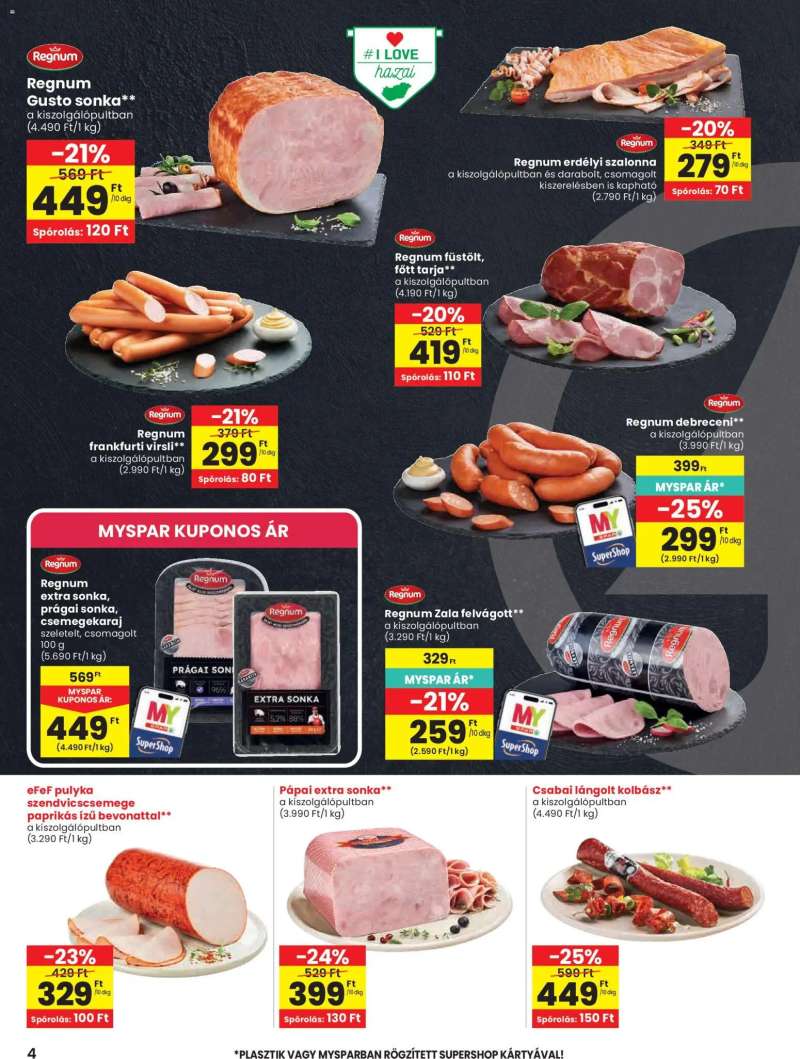 Spar Spar akciós újság 4 oldal