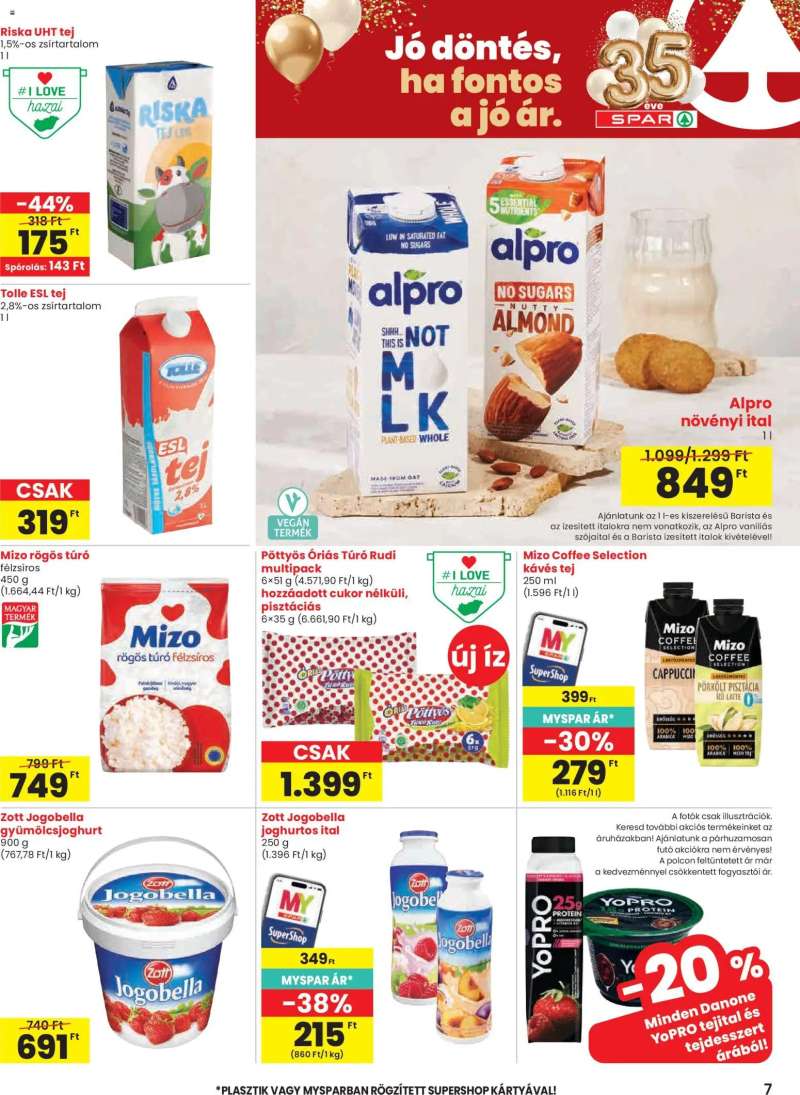 Spar Spar akciós újság 7 oldal