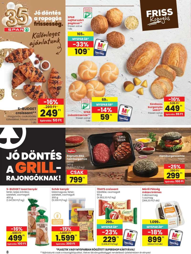 Spar Spar akciós újság 8 oldal