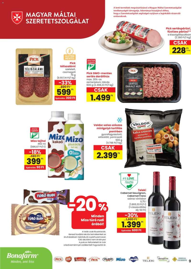 Spar Spar akciós újság 9 oldal