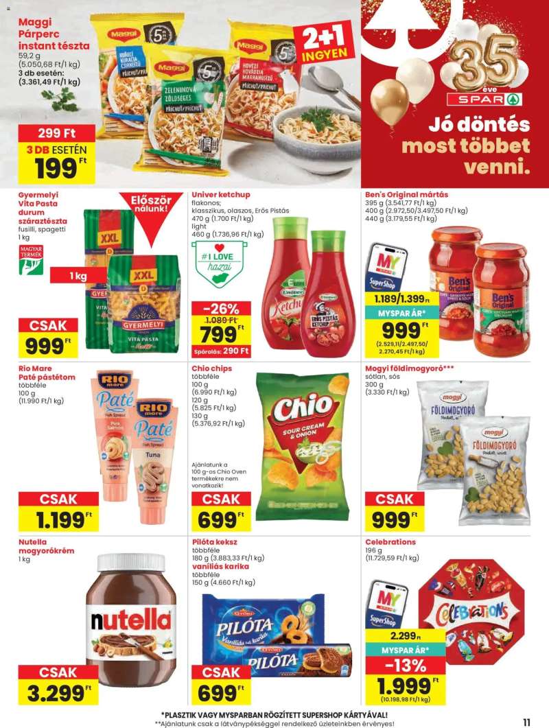 Spar Spar akciós újság 11 oldal