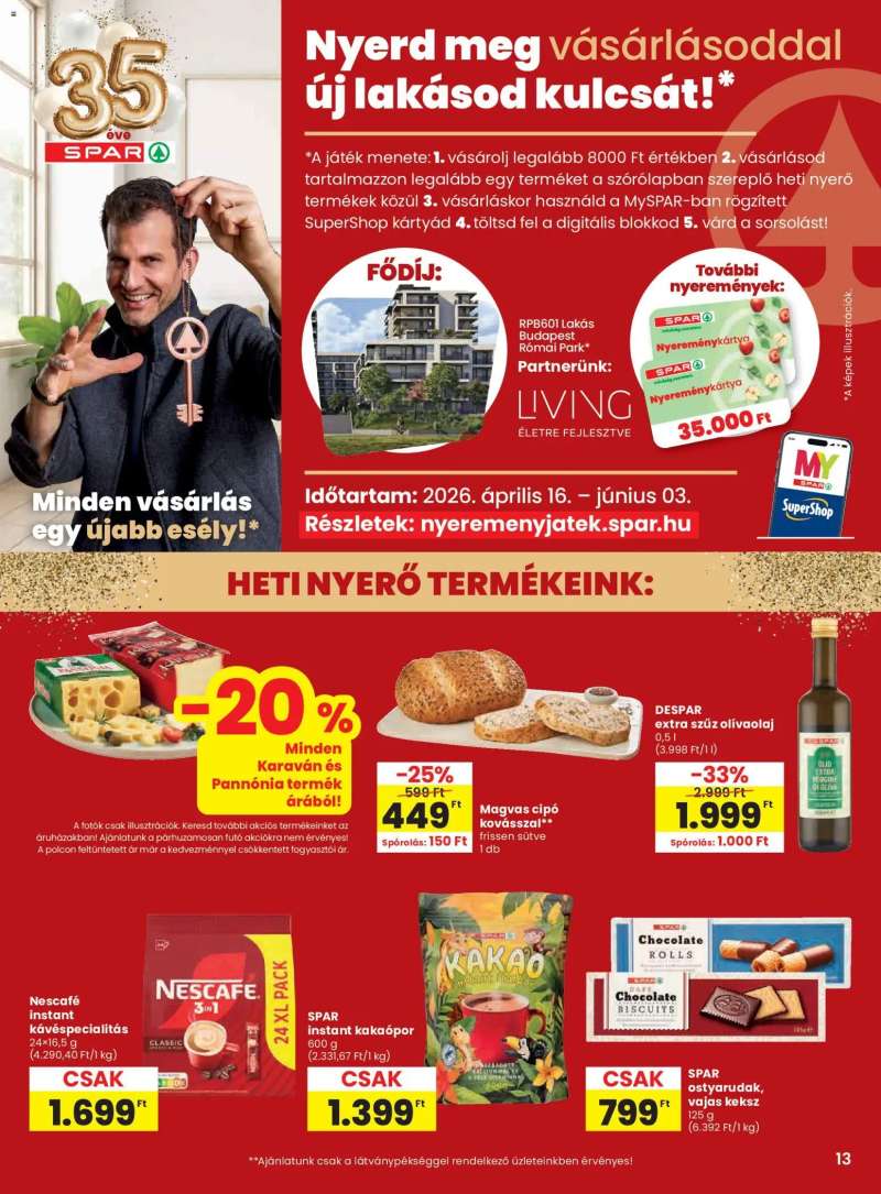 Spar Spar akciós újság 13 oldal