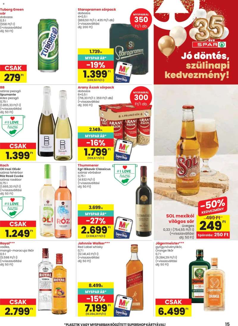 Spar Spar akciós újság 15 oldal