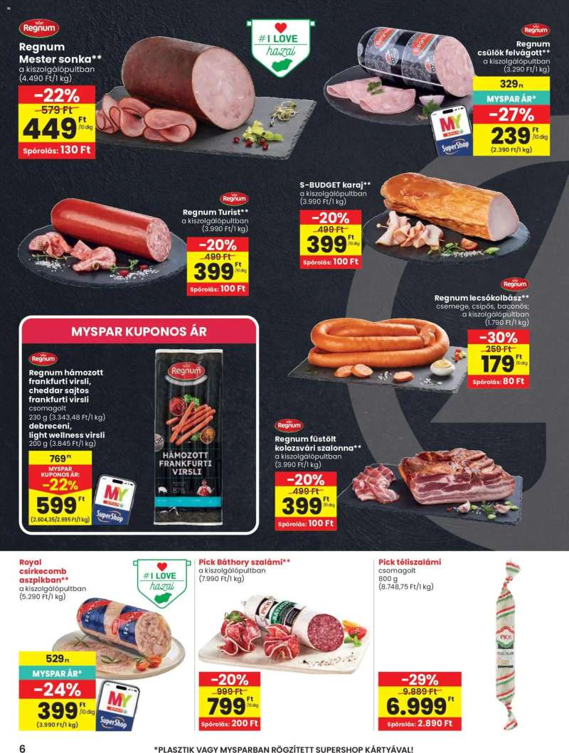 Spar Spar akciós újság 6 oldal