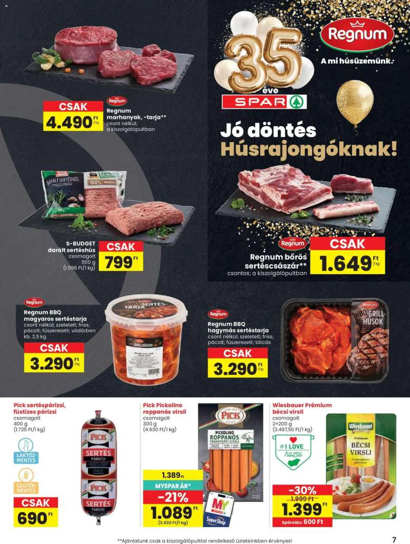 Spar Spar akciós újság 7 oldal