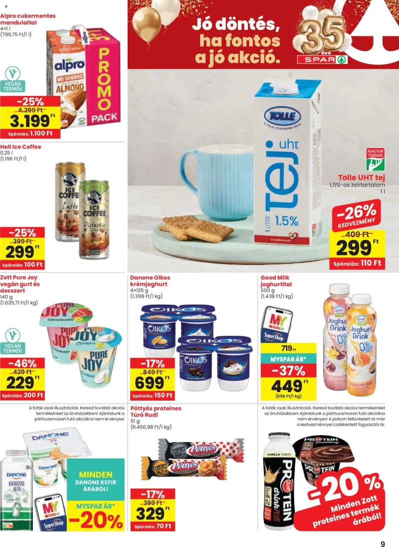 Spar Spar akciós újság 9 oldal