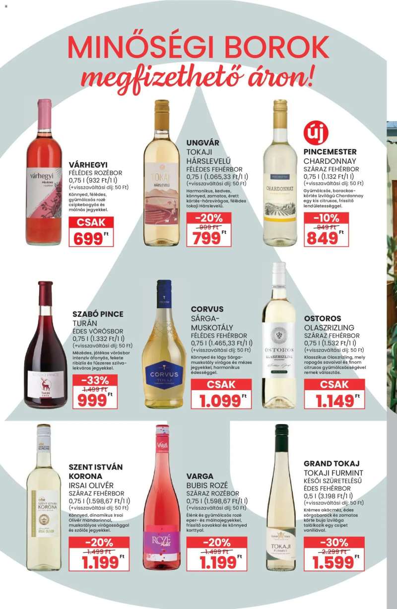 Spar Spar Tavaszi Borkatalógus 12 oldal