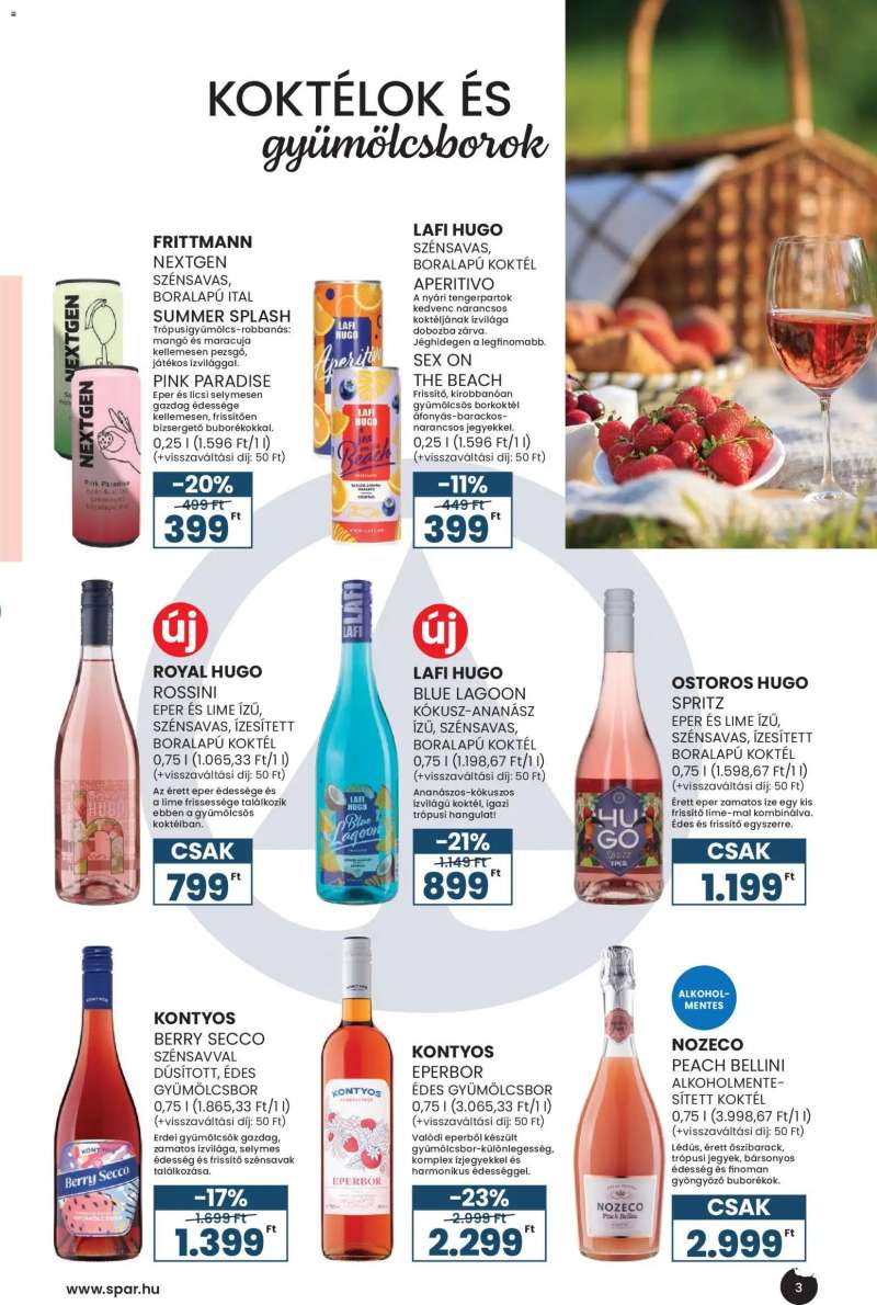 Spar Spar Tavaszi Borkatalógus 3 oldal