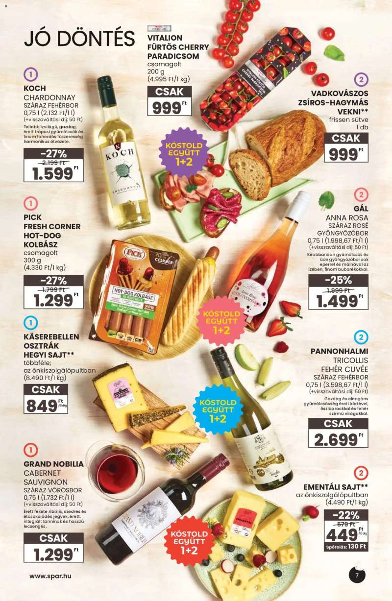 Spar Spar Tavaszi Borkatalógus 7 oldal