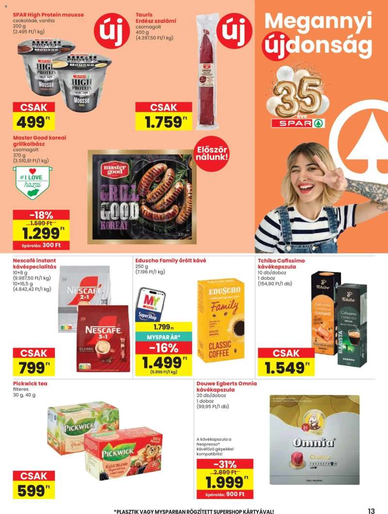 Spar Spar akciós újság 13 oldal