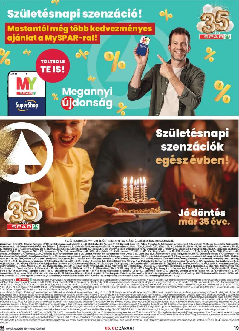 Spar Spar akciós újság 19 oldal