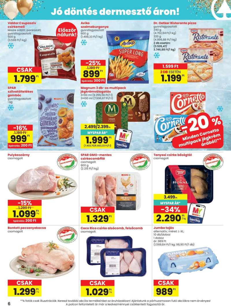 Spar Spar akciós újság 6 oldal