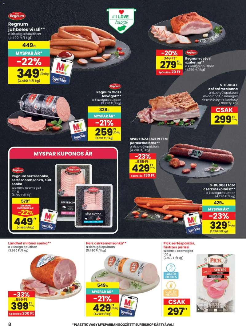 Spar Spar akciós újság 8 oldal