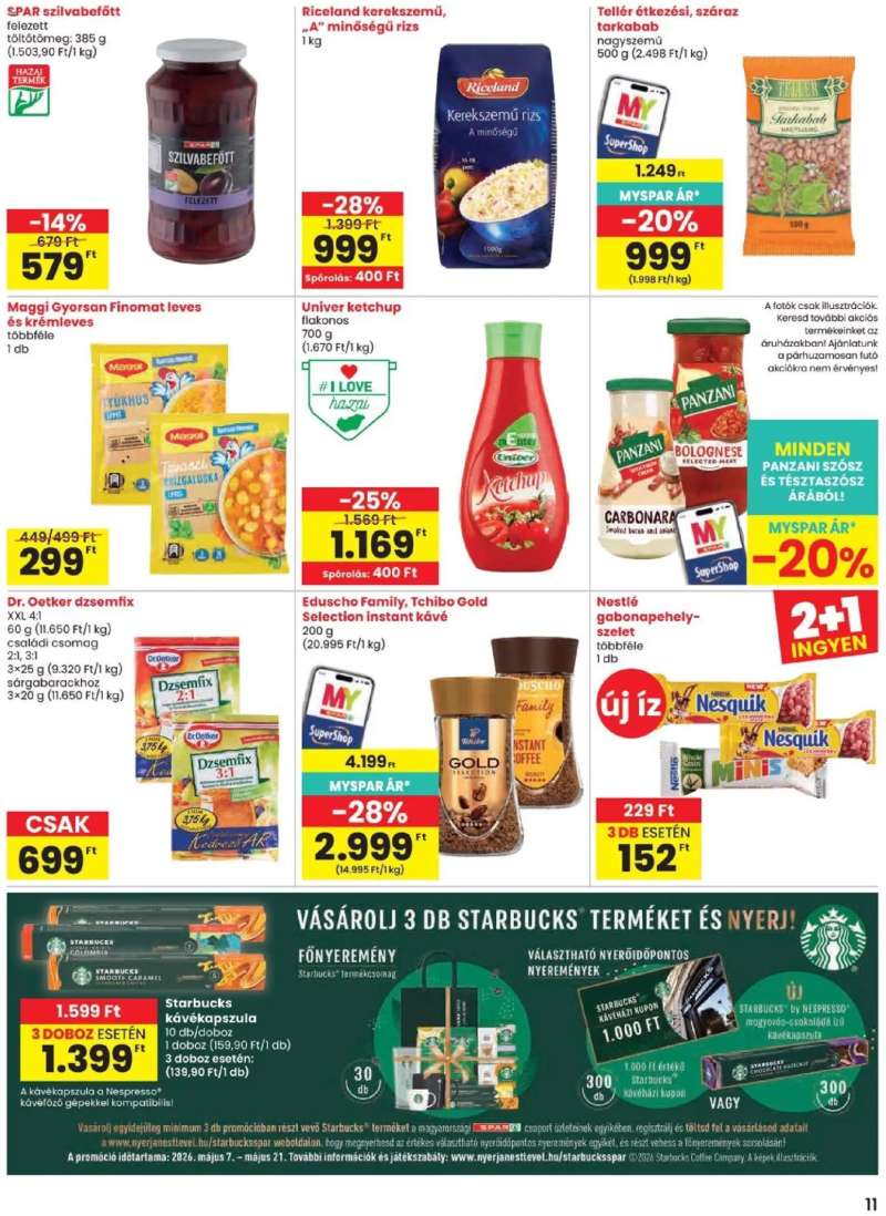 Spar Spar akciós újság 11 oldal