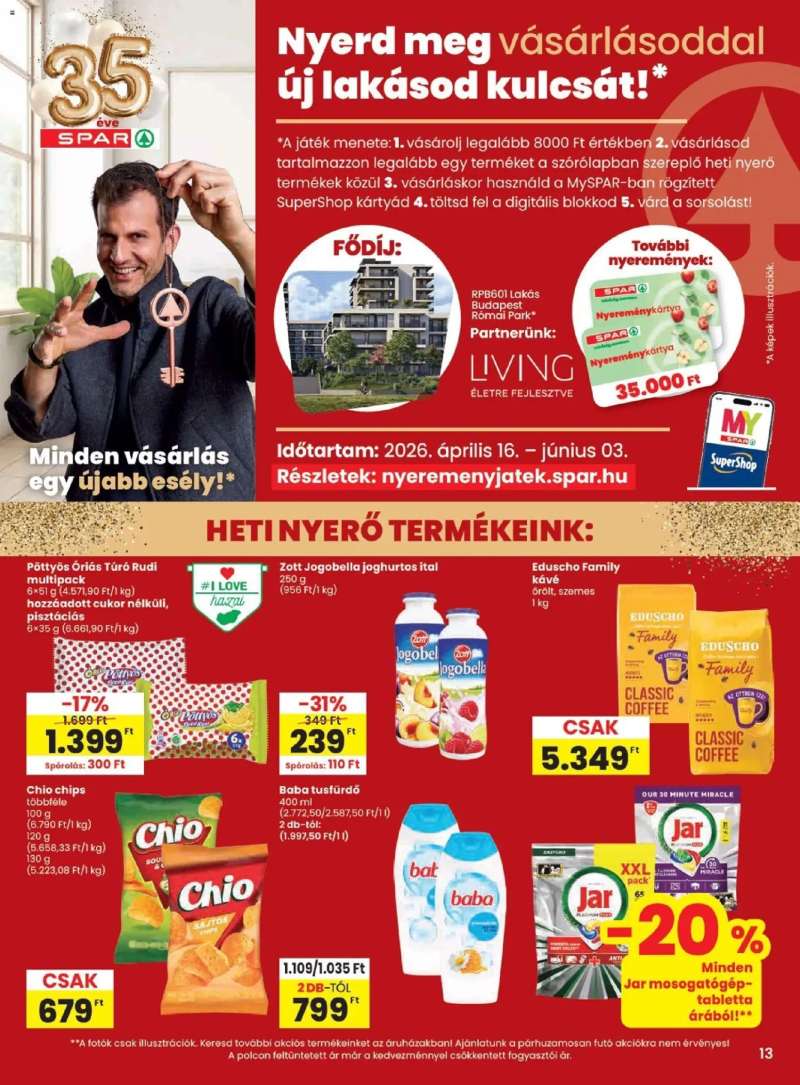 Spar Spar akciós újság 13 oldal