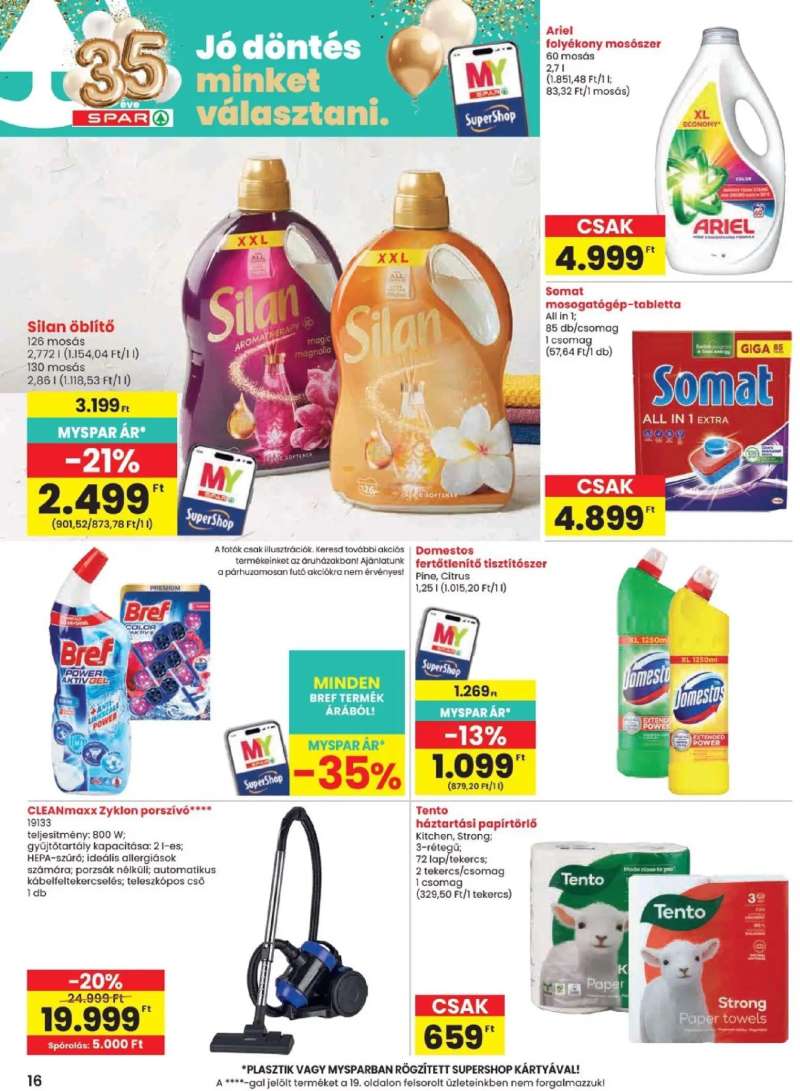 Spar Spar akciós újság 16 oldal