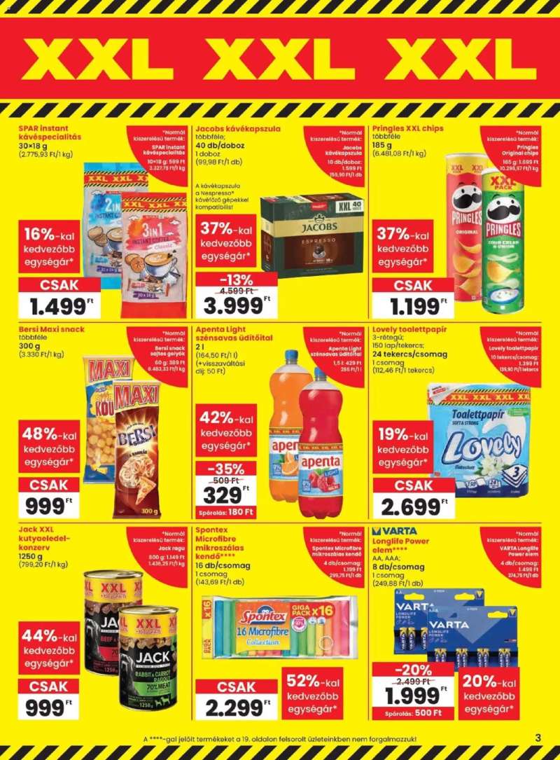 Spar Spar akciós újság 3 oldal