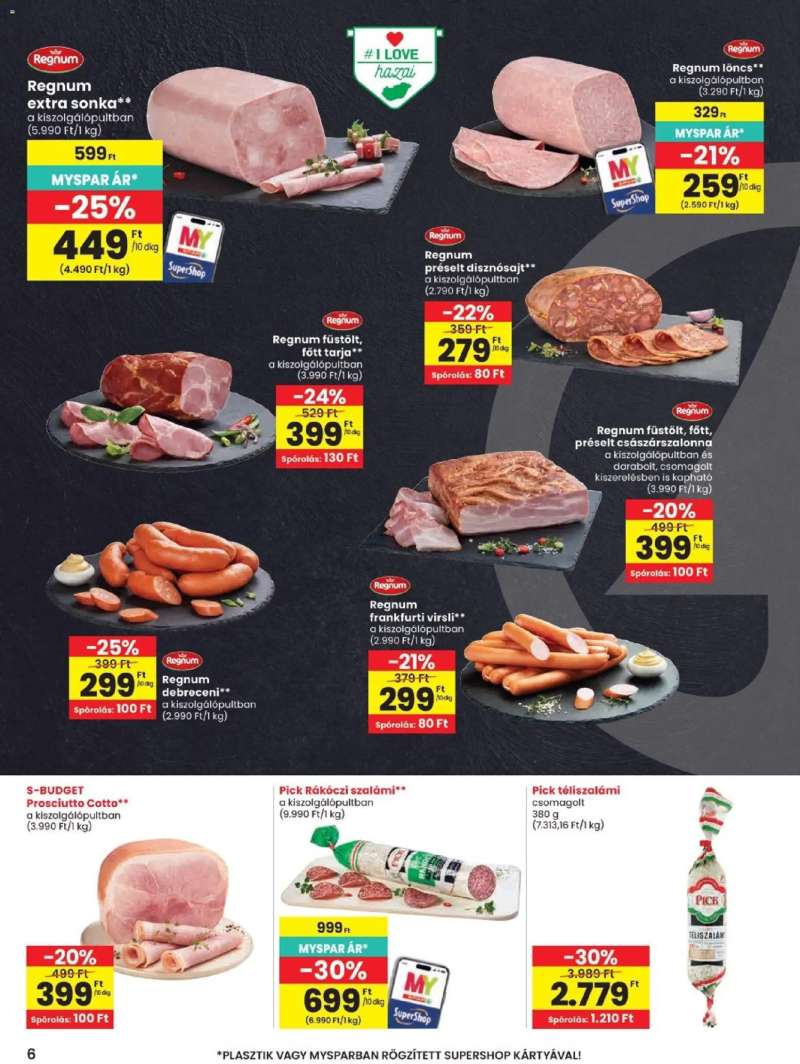 Spar Spar akciós újság 6 oldal