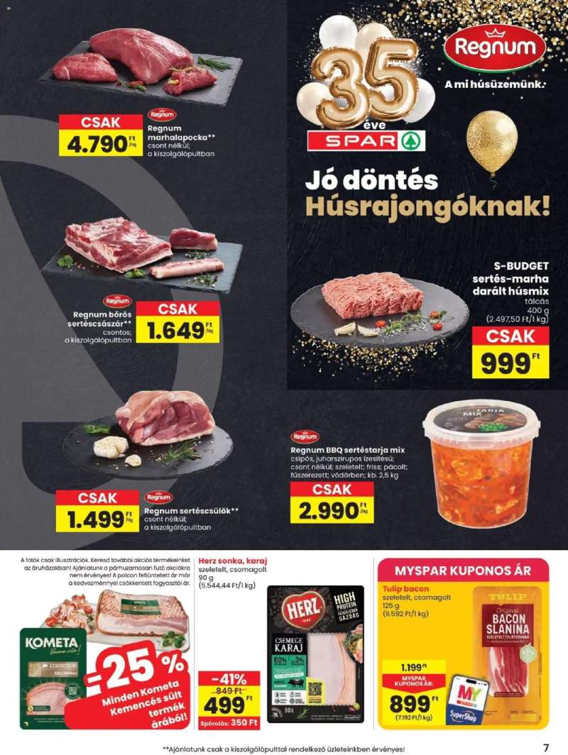 Spar Spar akciós újság 7 oldal