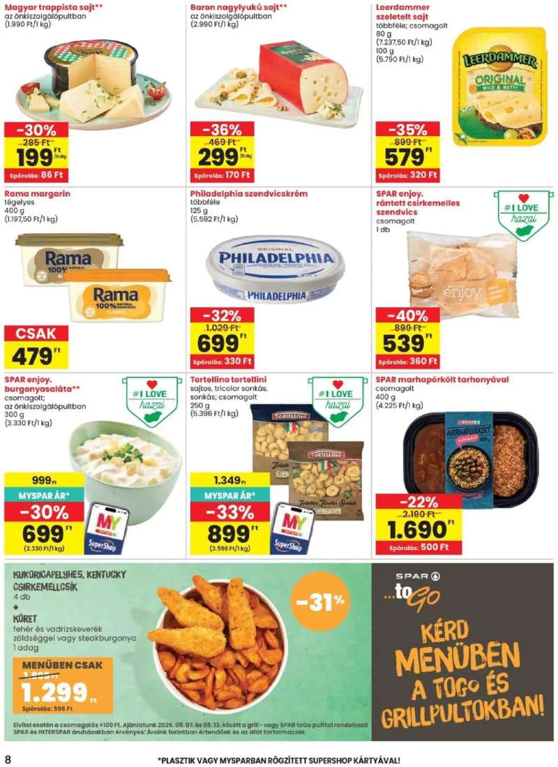 Spar Spar akciós újság 8 oldal