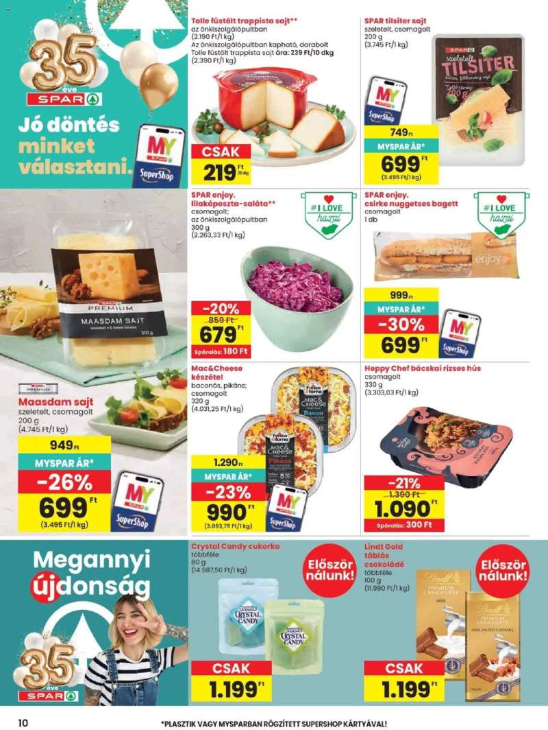 Spar Spar akciós újság 10 oldal