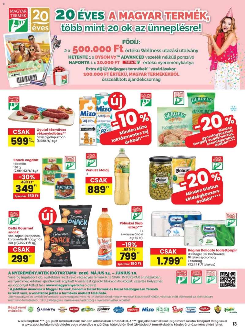 Spar Spar akciós újság 13 oldal
